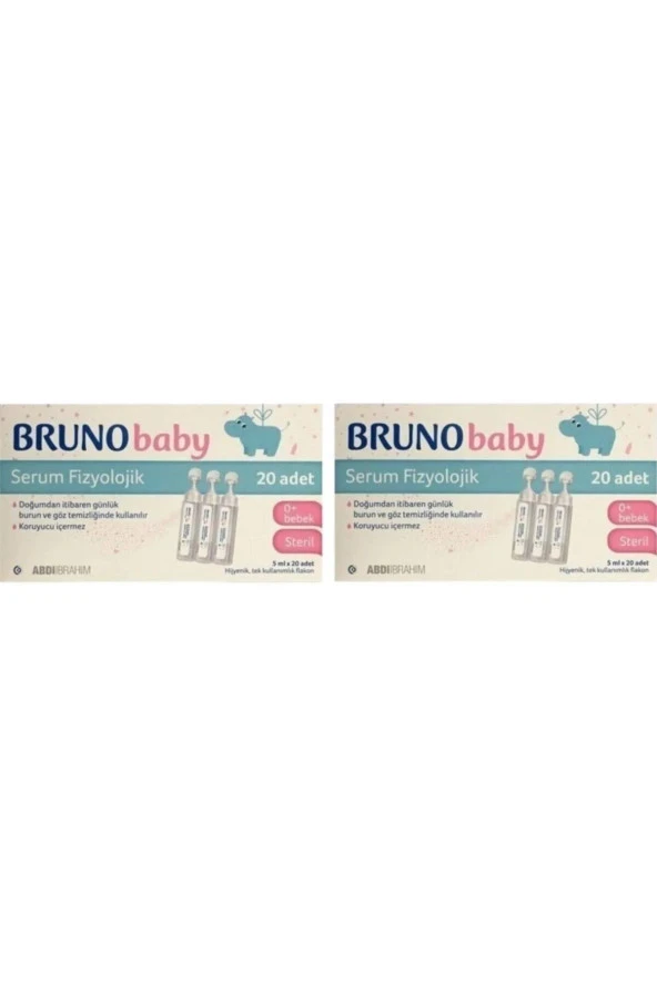 Bruno Serum Fizyolojik 20 Flakon X 2 ADET ürün görseli 1