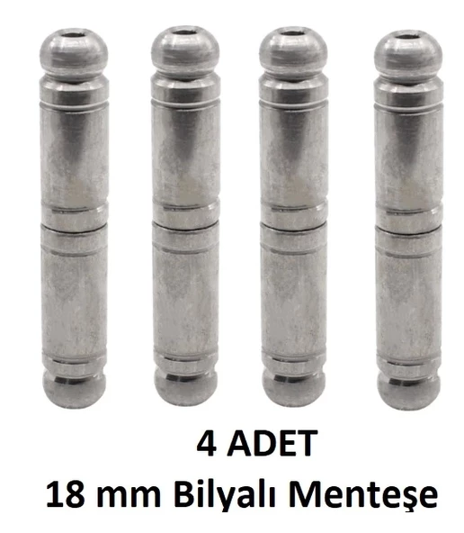 Bilyalı Mil Menteşe 18 Mm ( 4 Adet ) ürün görseli 1