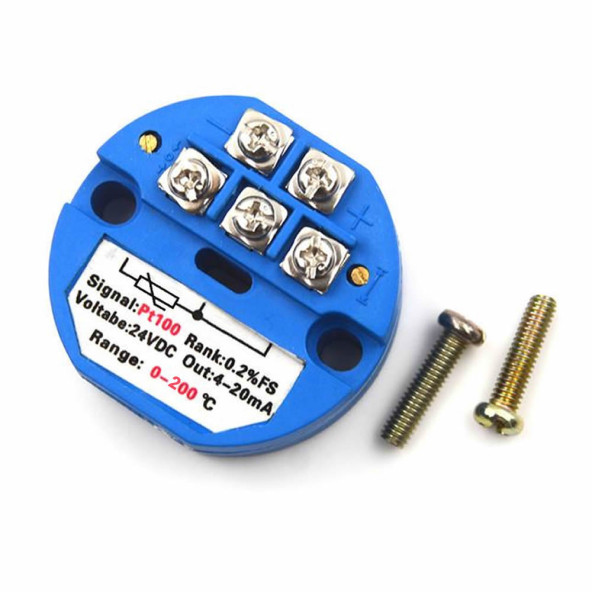 PT100 Sıcaklık Sensör Sinyali İçin 4-20mA Çevirici Transmitter Modül 0C / 200C DC 24V Rtd Termometre - Resim 7