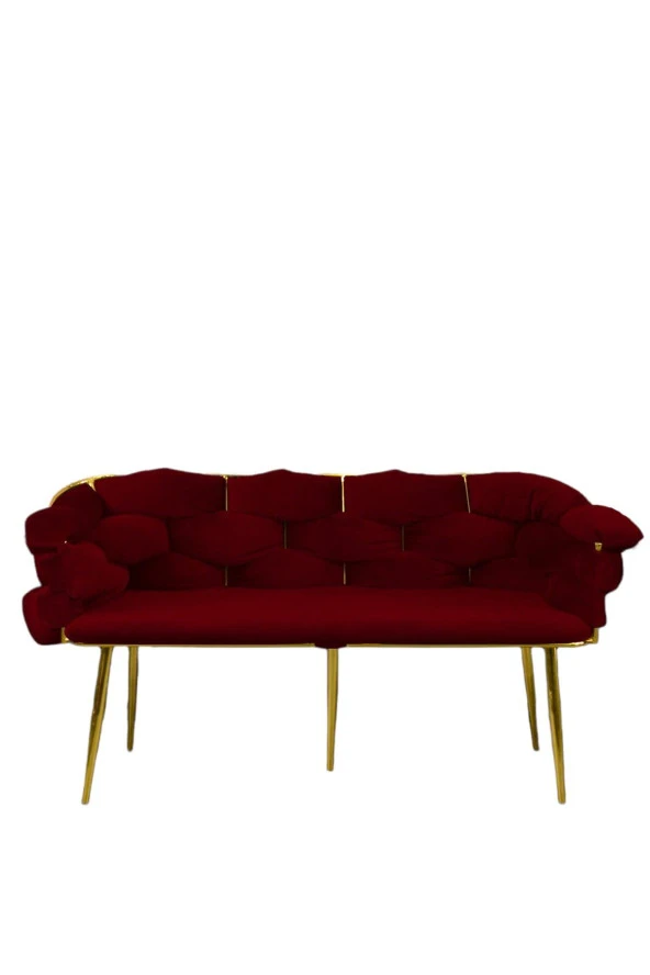 Balon Çay Seti 2 1 1-bordo - Resim 2