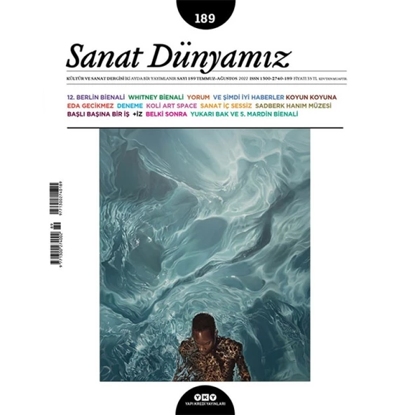 Sanat Dünyamız 189.Sayı Temmuz-Ağustos 2022 ürün görseli 1