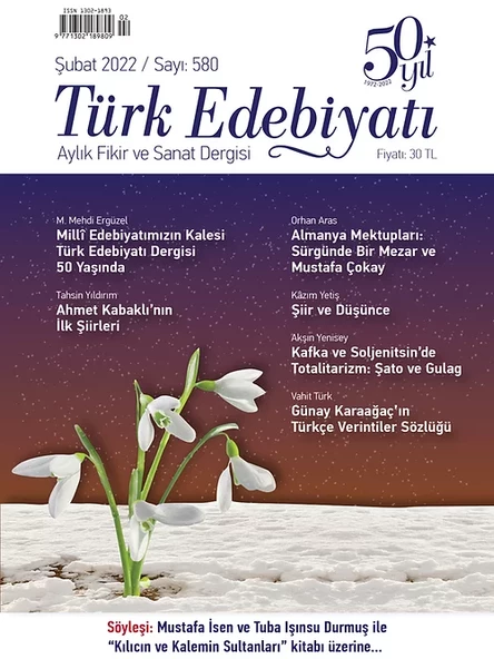 Türk Edebiyatı 580.Sayı Şubat 2022 ürün görseli 1