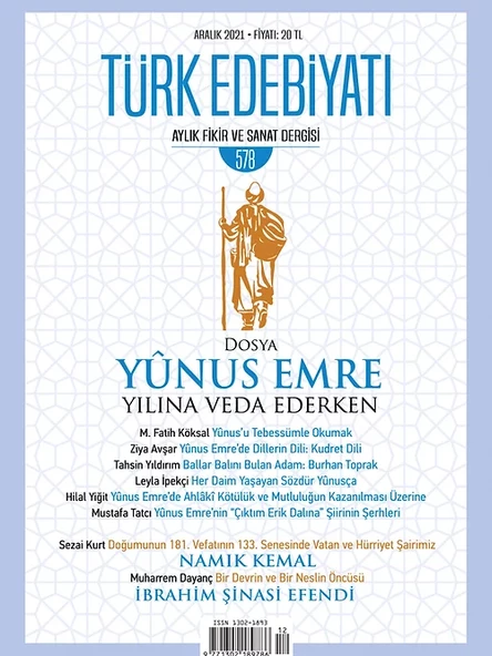 Türk Edebiyatı 578.Sayı Aralık 2021 ürün görseli 1