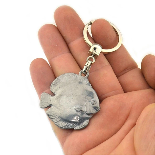 Discus Balık Anahtarlık - Ham Lak - Resim 2