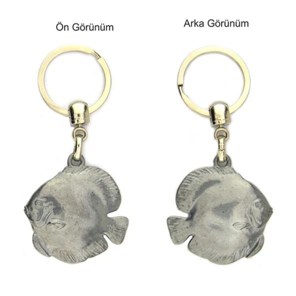 Discus Balık Anahtarlık - Ham Lak - Resim 6