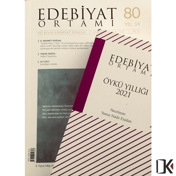 Edebiyat Ortamı 80.Sayı Mayıs-Haziran 2021 ürün görseli 1