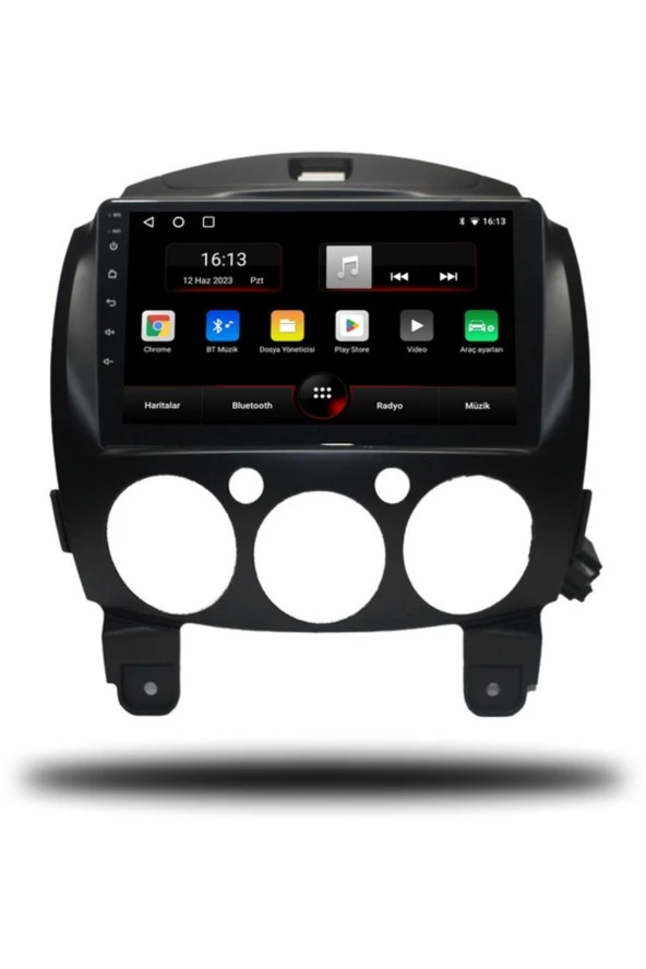 Newspace Mazda 2 Uyumlu Android 6Gb Ram 128Gb Rom 8 Çekirdek Carplay Navigasyon Multimedya ürün görseli 1