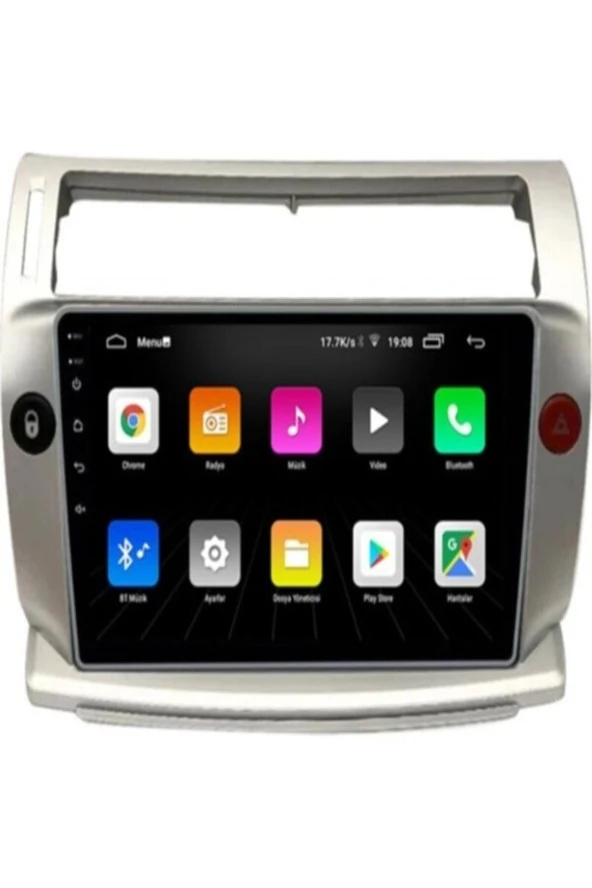 Newspace Citroen C4 Old Kasa 6Gb Ram 128Gb Rom Carplay Android 8 Çekirdek Navigasyon Multimedya Teyp ürün görseli 1