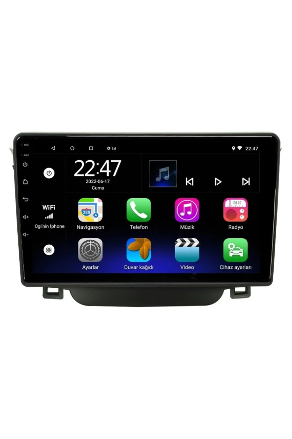 Newspace Hyundai İ30 Android 6Gb Ram 128Gb Rom Carplay 8 Çekirdek Navigasyon Multimedya Oto Teyp ürün görseli 1
