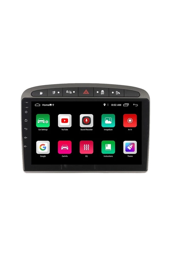 Newspace Peugeot 308 Android 6Gb Ram 128Gb Rom Carplay 8 Çekirdek Navigasyon Multimedya Oto Teyp ürün görseli 1