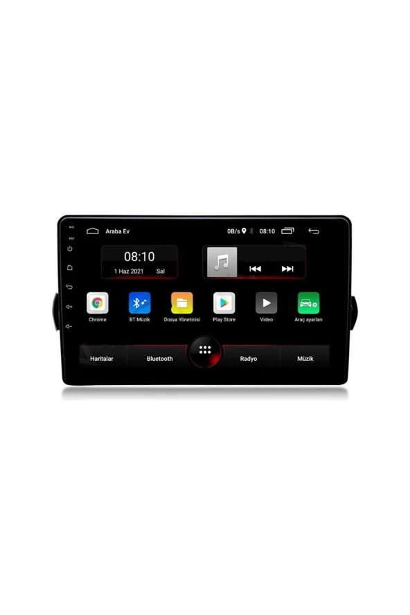 Newspace Fiat Egea Uyumlu 4Gb Ram 64Gb Rom Qled Ekran Carplay Navigasyon Multimedya Teyp ürün görseli 1