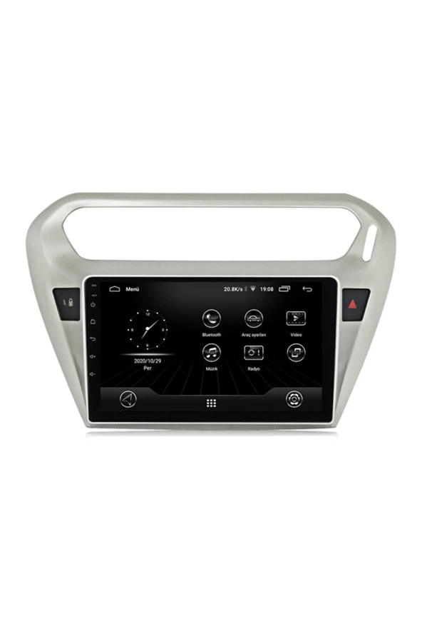 Newspace Peugeot 301 Android 4Gb Ram 64Gb Rom Qled Ekran 8 Çekirdek Navigasyon Multimedya Oto Teyp ürün görseli 1