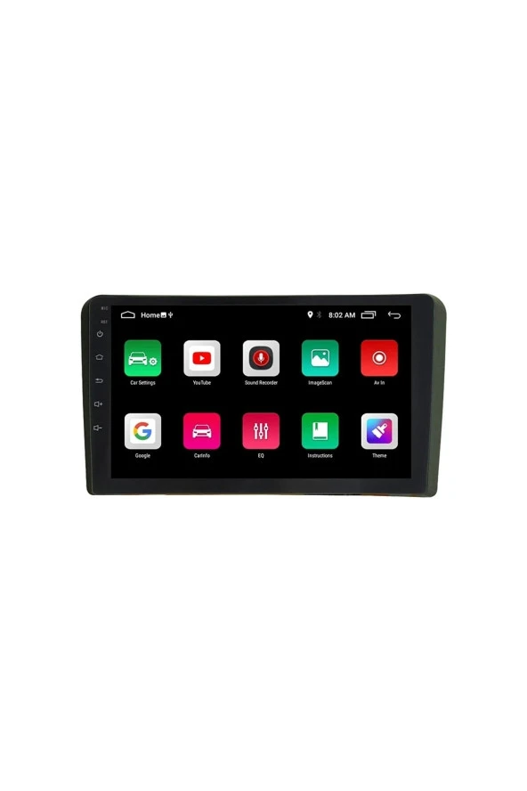 Newspace Audi A3 Uyumlu Android 4Gb Ram 64Gb Rom Qled Ekran Navigasyon Multimedya Oto Teyp ürün görseli 1