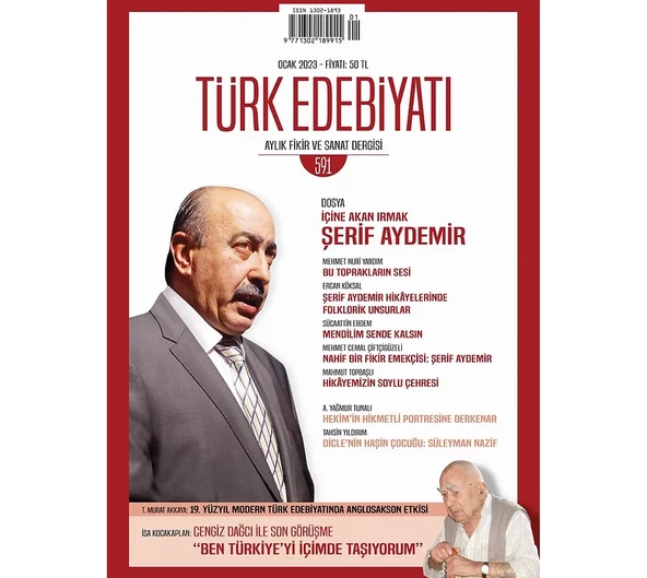 Türk Edebiyatı 591.Sayı Ocak 2023 ürün görseli 1