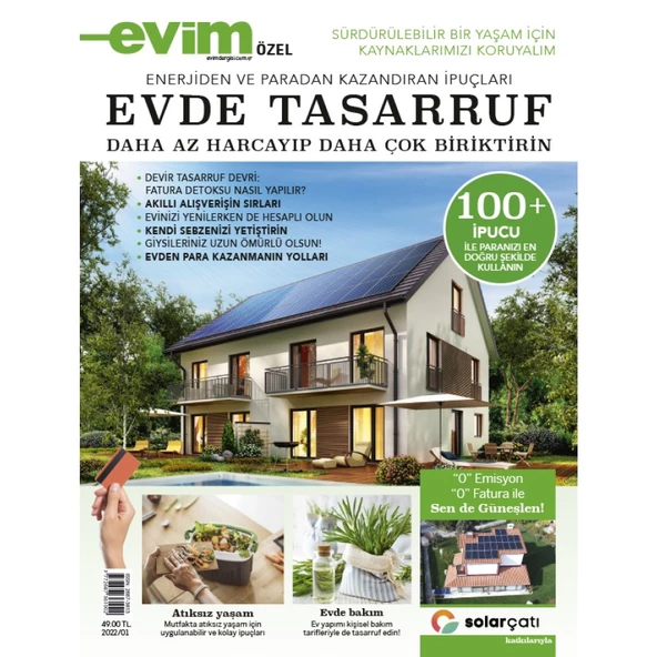 Evde Tasarruf - Evim Özel 2022 ürün görseli 1