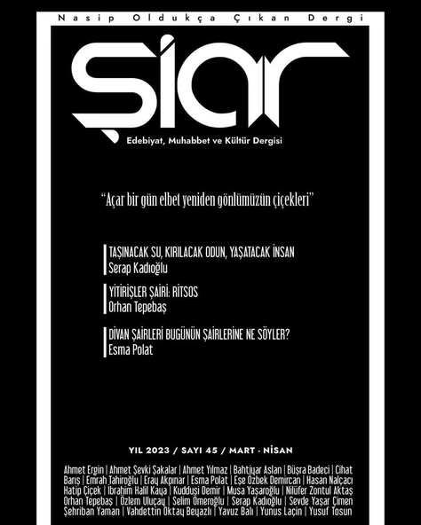 Şiar 45.Sayı Mart-Nisan 2023 ürün görseli 1