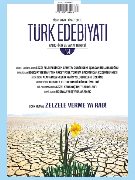 Türk Edebiyatı 594.Sayı Nisan 2023 ürün görseli 1