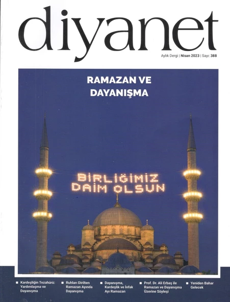 Diyanet Aylık 388.Sayı Nisan 2023 ürün görseli 1