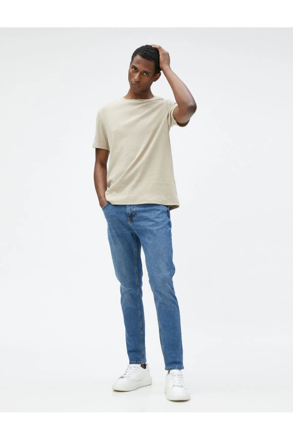 Skinny Fit Kot Pantolon - Michael Jean ürün görseli 1