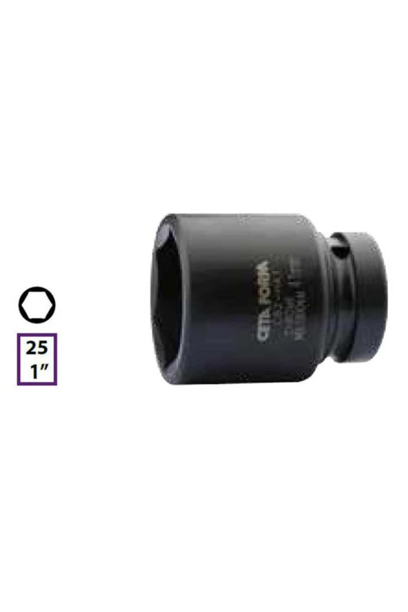 Ceta Form C82-h65 65 Mm 1 6 Köşe Havalı Lokma Anahtar ürün görseli 1