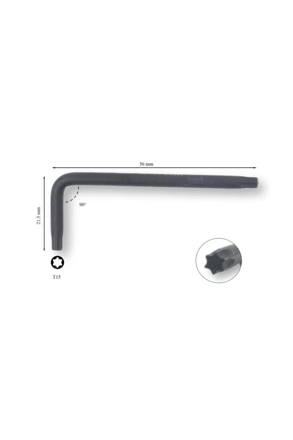 CetaForm T15 Torx Allen (Alyan) Anahtar ürün görseli 1