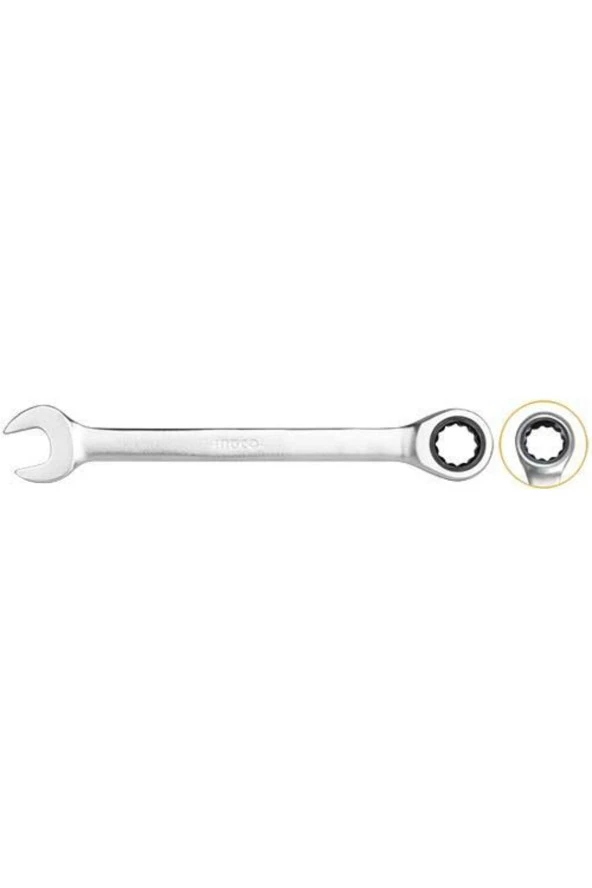 Ingco Kombine Cırcır Anahtar 12mm Hcspar121 ürün görseli 1