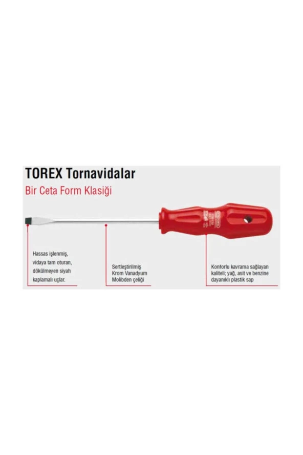 Ceta Form 4400/t25m Torex Torx Uçlu Tornavidalar T25x100 ürün görseli 1