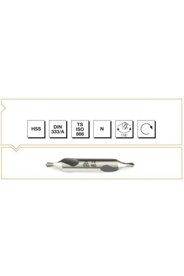 MTE Makina Takım B00010010400 Hss Dın 333/a R Punta Matkabı 4 Mm ürün görseli 1
