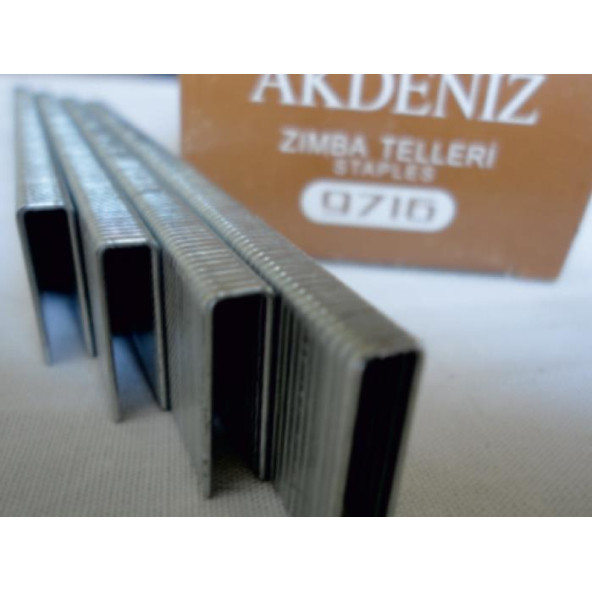 Akdeniz 97 Serisi 21 Ga Zımba Telleri 9710 10 mm 5000 Adet ürün görseli 1