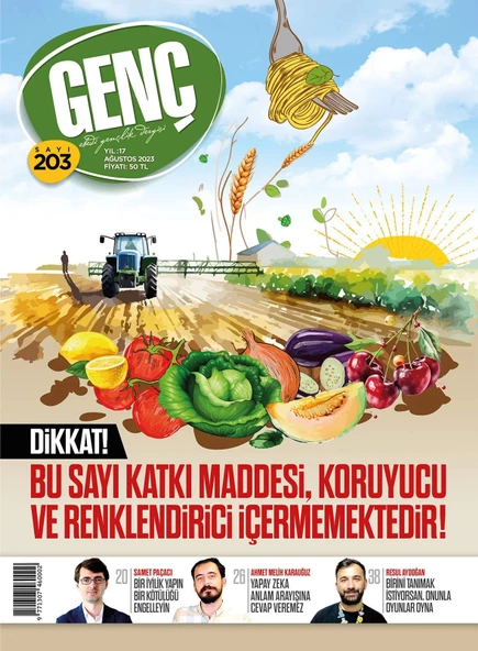 Genç 203.Sayı Ağustos 2023 ürün görseli 1