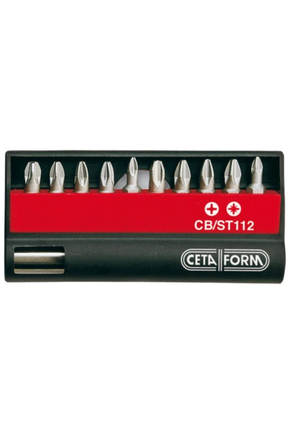 Ceta Form CB/ST112 Bits Uç Takımı 11 Parça (Yıldız/Pozidriv) ürün görseli 1