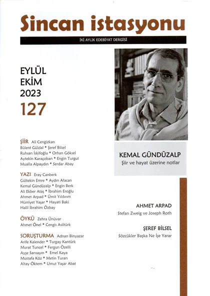 Sincan İstasyonu 127.Sayı Eylül-Ekim 2023 ürün görseli 1