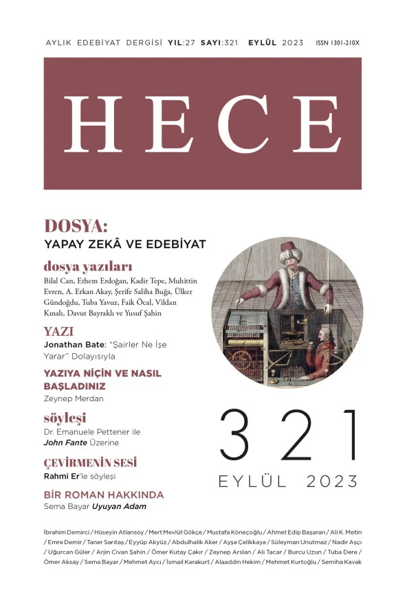Hece 321.Sayı Eylül 2023 ürün görseli 1
