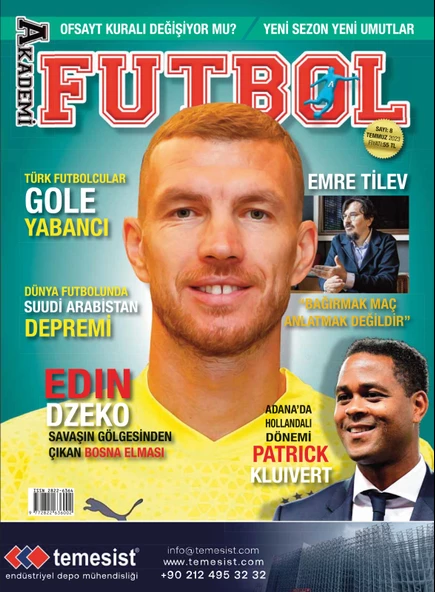 Akademi Futbol 8.Sayı Temmuz 2023 ürün görseli 1