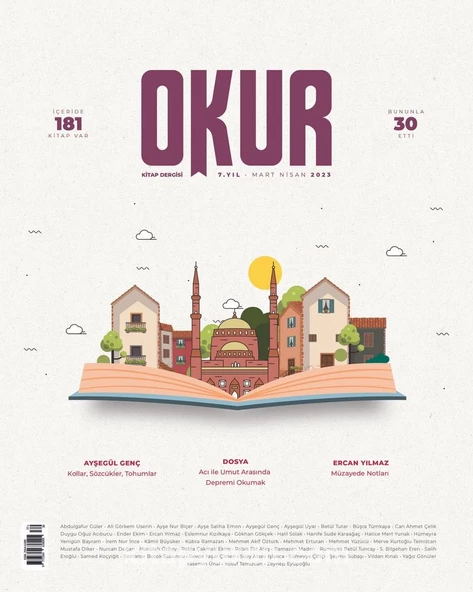 Okur Kitap Dergisi 30.Sayı Mart-Nisan 2023 ürün görseli 1