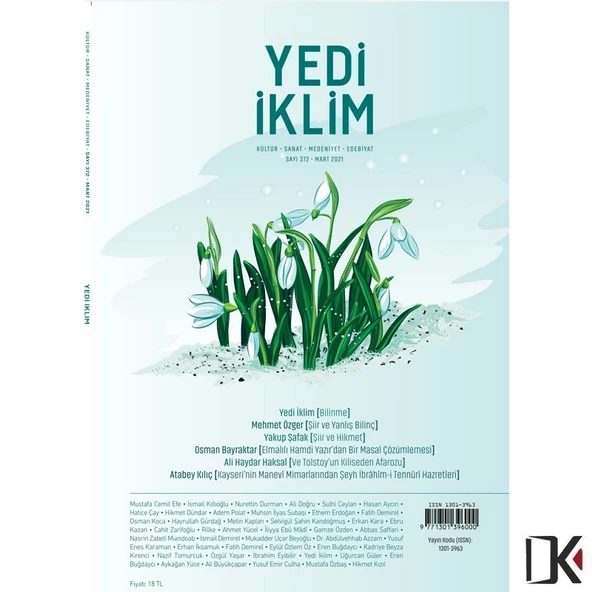 Yedi İklim 372.Sayı Mart 2021 ürün görseli 1