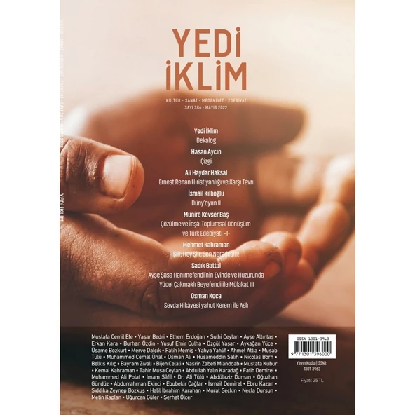 Yedi İklim 386.Sayı Mayıs 2022 ürün görseli 1