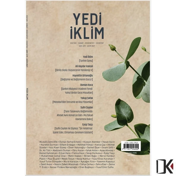 Yedi İklim 379.Sayı Ekim 2021 ürün görseli 1