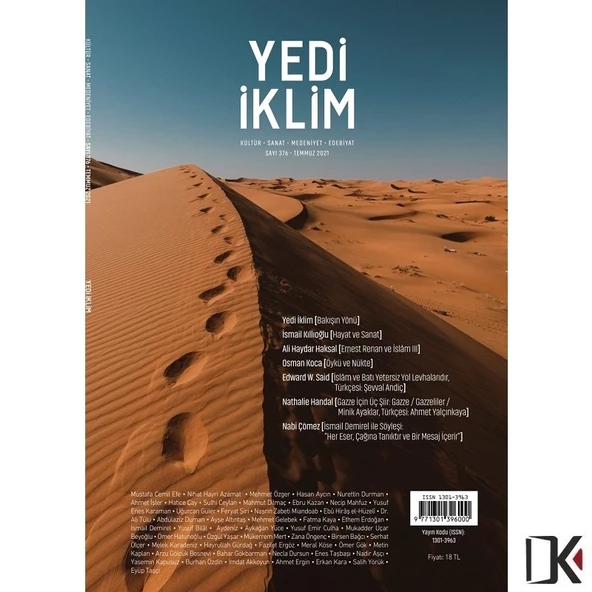 Yedi İklim 376.Sayı Temmuz 2021 ürün görseli 1