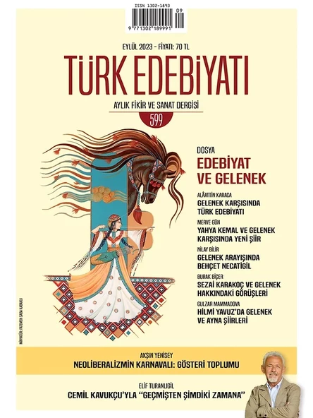 Türk Edebiyatı 599.Sayı Eylül 2023 ürün görseli 1