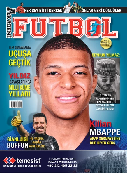 Akademi Futbol 9.Sayı Ağustos 2023 ürün görseli 1