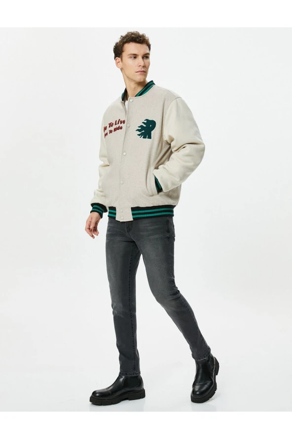 Erkek Siyah Jeans - Resim 7
