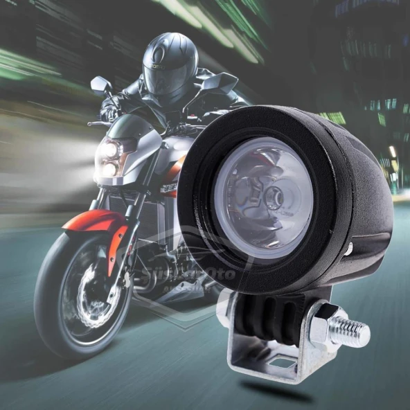 Yuvarlak Tek Led Bar Beyaz Sis Farı Araç Motosiklet Off Road Atv Forklift Led Lamba Projektör Metal Arazi Çalışma Lambası 1 Adet 10w ürün görseli 1
