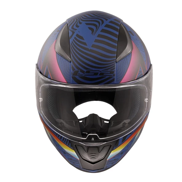 LS2 RAPID 2 OPTIK MAT MAVİ-MOR KASK - Resim 2