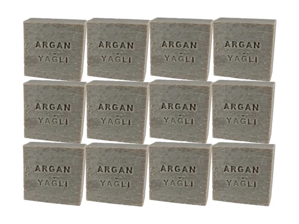 Argan Yağlı Doğal Üretim Sabun 12 Adet ürün görseli 1