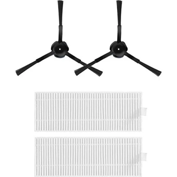 360 Vacuum Mop Cleaner S10 Robot Süpürge 4'lü Yedek Parça Seti - Muadil Ürün ürün görseli 1