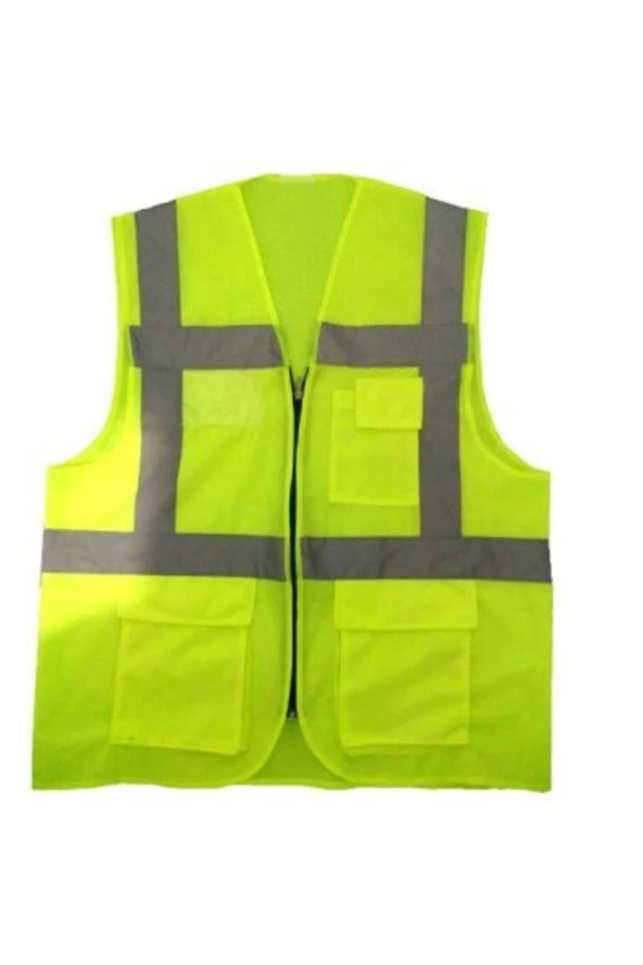 Mühendis Tipi Ikaz Yeleği (sarı) ürün görseli 1