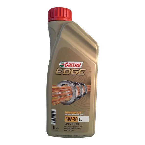 CASTROL EDGE TİTANIUM FST LL BENZİN+DİZEL 5W-30 1LT ürün görseli 1