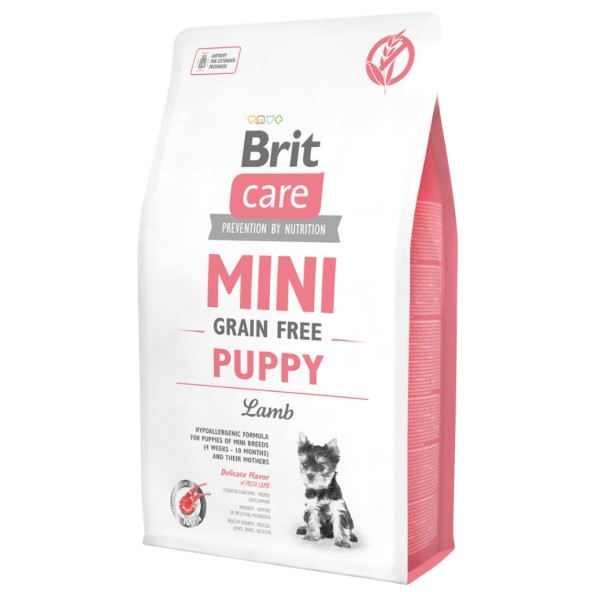 Brit care tahılsız 2kg mini puppy kuzu etli yavru köpek maması ufak ırk yavru köpek maması ürün görseli 1