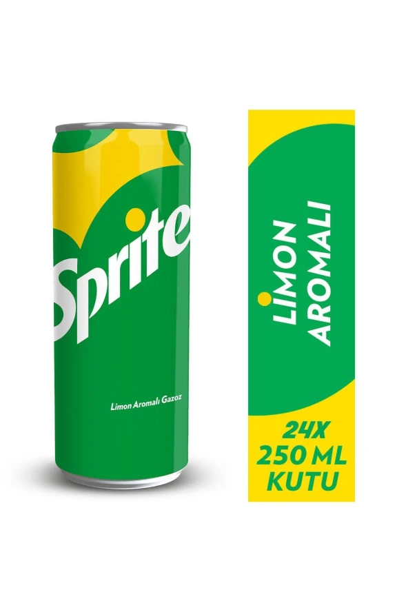 Sprite 250 ml Kutu x 24 Adet ürün görseli 1